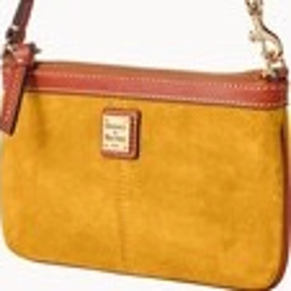 Dooney & Bourke Large Suede Dooney & Bourke Slim Clutch/Purse NWT - Picture 3 of 5